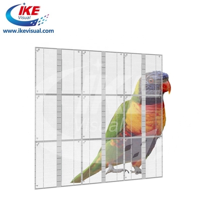 P10 Indoor Transparent LED Display Panel Full Color 1920hz RoHS Approved